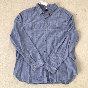 NWT-Men’s Urban Outfitters Blue Button Down